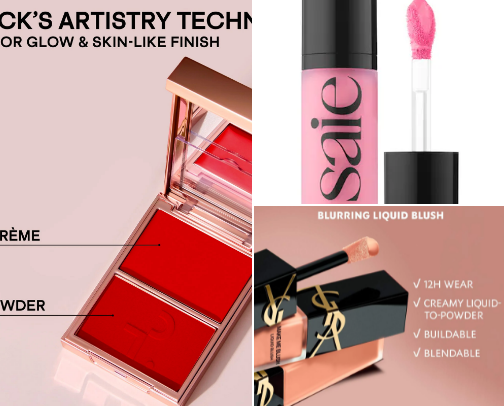 Best blush products cover photo collage