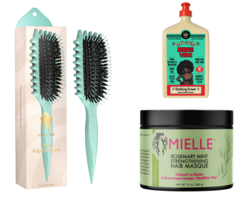 My 3B Curly Hair Essentials (Defined & Frizz Free) cover photo collage