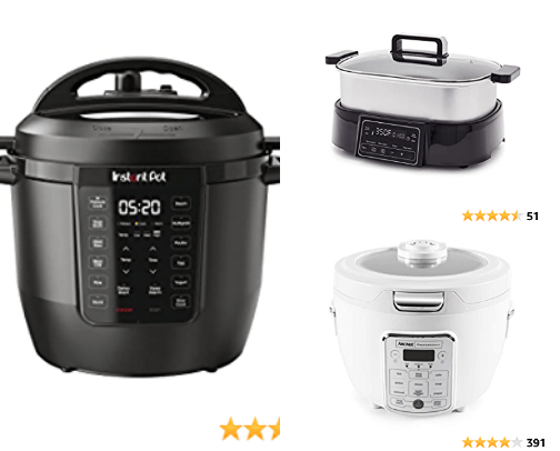 Pressure Cooker cover photo collage