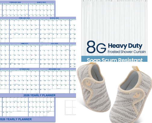 My Amazon products “I’d totally buy again” list. cover photo collage