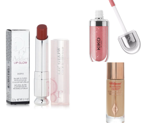My go-to makeup products💋 cover photo collage