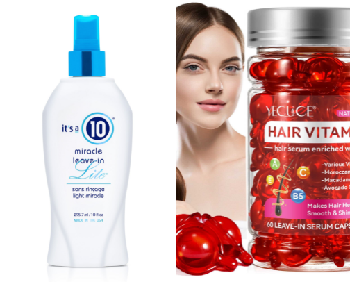 Healthy Hair Care cover photo collage