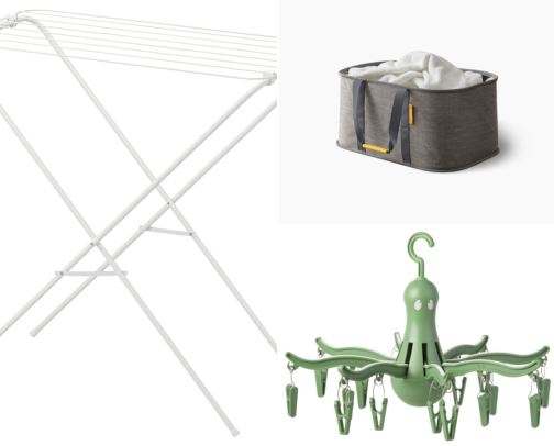 Small-Space Laundry: Drying Racks & Helpers That Fold Away cover photo collage