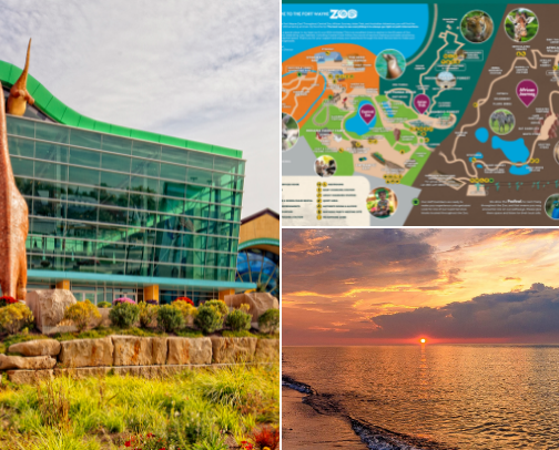 Favorite places in Indiana cover photo collage