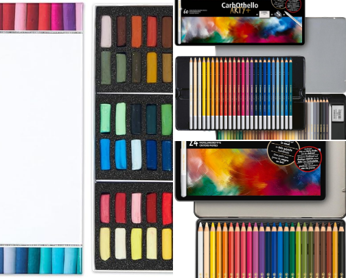 Official Soft Pastel Materials List (Pick & Choose- Everything is Optional) @siennalorraineartclasses cover photo collage
