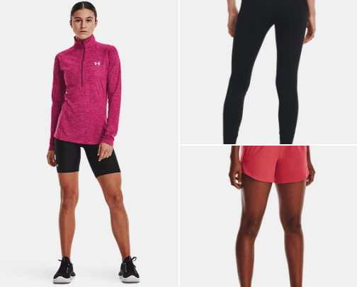 Sport clothes cover photo collage