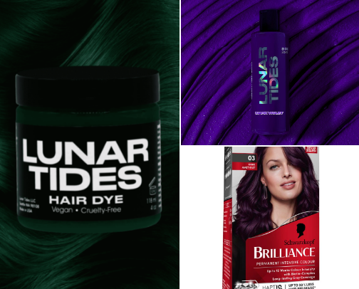 Hair Color cover photo collage