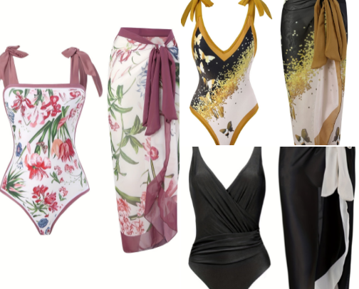 My favorite SWIMWEAR  picks for your . . . Wow! Summer body cover photo collage