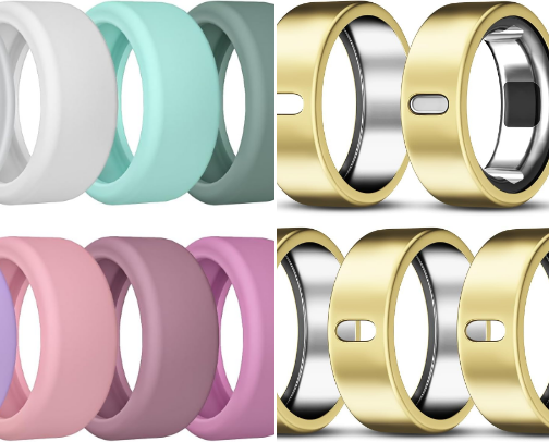 Oura ring covers cover photo collage