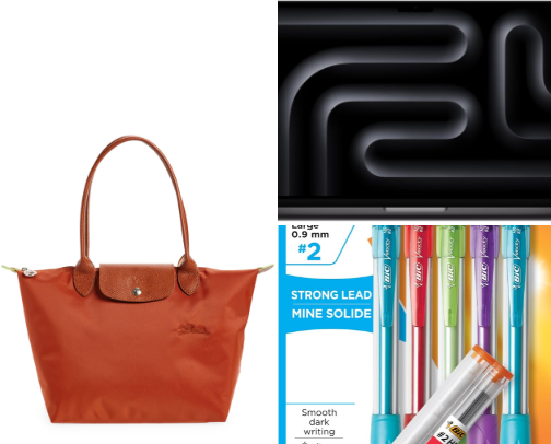 What's In My Tote (school) cover photo collage