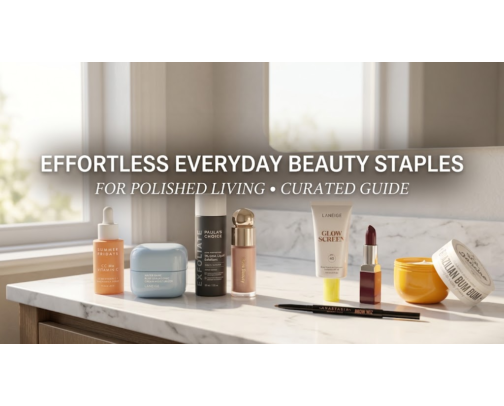 Effortless Everyday Beauty Staples for Polished Living cover photo collage