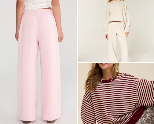 Best sweats to stay warm and cozy cover photo collage