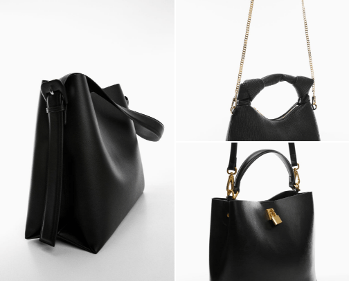 Woman bags cover photo collage