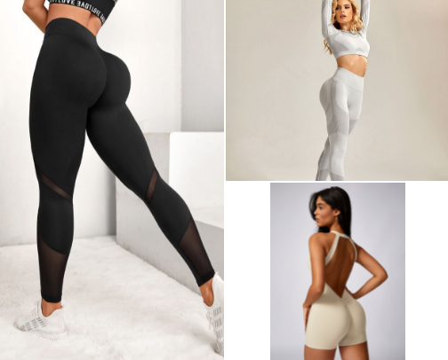 Gym girl outfits 🏋🏽‍♀️ cover photo collage