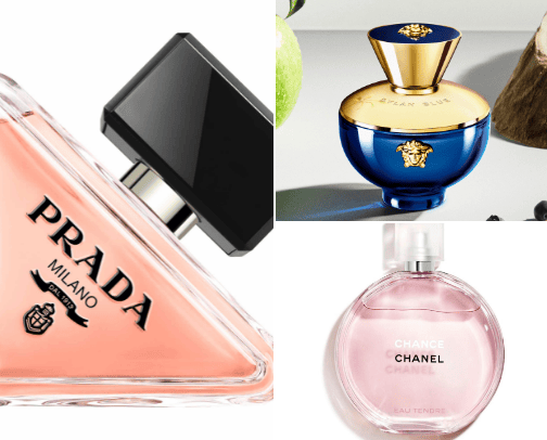 ✯ PERFUMES FOR HER ✯ cover photo collage