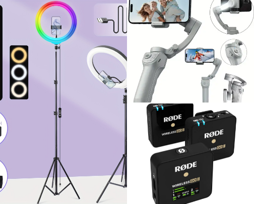 Create more, stress less. cover photo collage