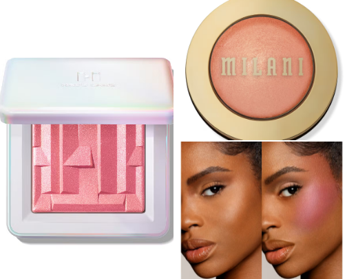 Glow Essentials: Radiant Pink Iridescent Blush Favorites cover photo collage