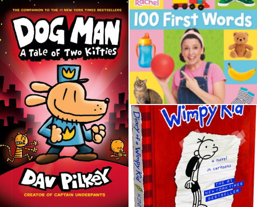 Enjoyable Books for Kids cover photo collage