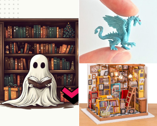Best Bookish decor cover photo collage