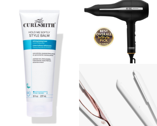 Straighten Without the Scare: Safe Styling Products & Tools for Curly Hair cover photo collage