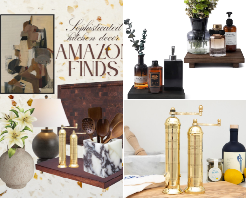 Sophisticated Kitchen Decor cover photo collage
