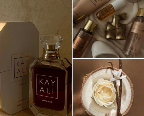 The Best Vanilla Perfumes That Actually Smell Expensive🤍🍨✨🤎🌙 cover photo collage