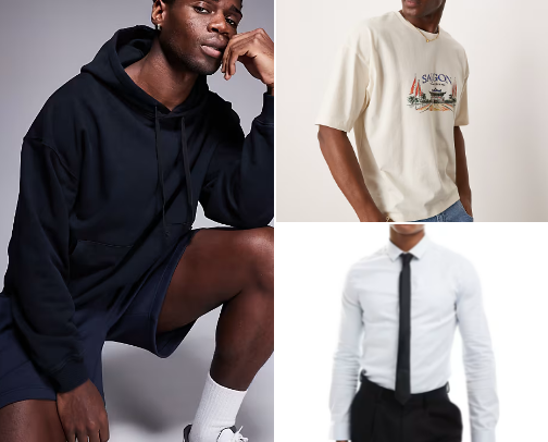 Clothes for men👕 cover photo collage