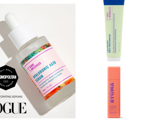 Skincare Products I Swear By cover photo collage