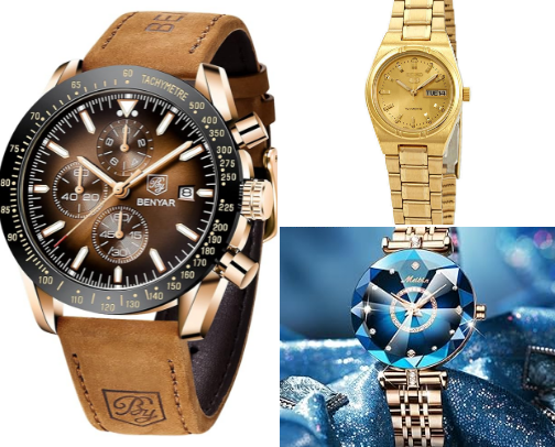 Watches for man and Women  – Mixed Design Collection cover photo collage