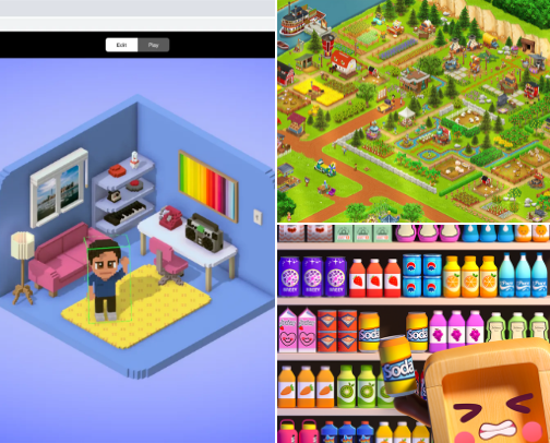 Cozy iPad Games cover photo collage