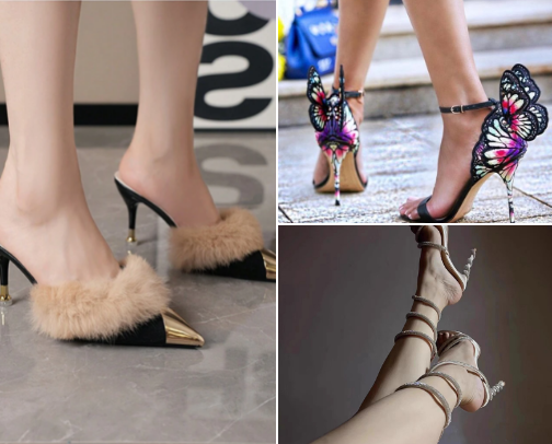 Heels will make you look like a fairy! cover photo collage