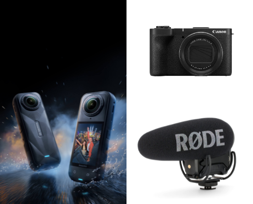 Photo / Video Gear cover photo collage