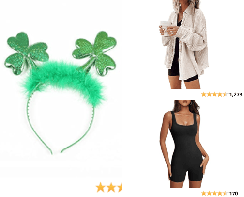 St Patty's Day Haul cover photo collage
