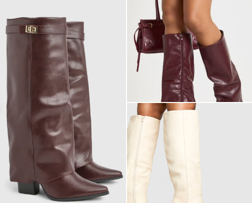 shoes, heels, boots cover photo collage