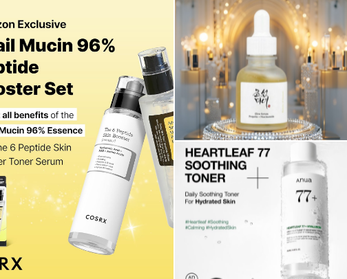 Korean Glass Skin Secrets Revealed: The #1 Rated Hydrating Essences, Soothing Toners & Barrier Creams (2026) cover photo collage