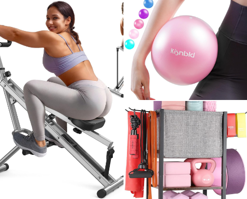 🏠 Home Workout Essentials for Beginners 💪✨ cover photo collage
