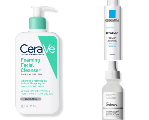 Daily skin care routine cover photo collage