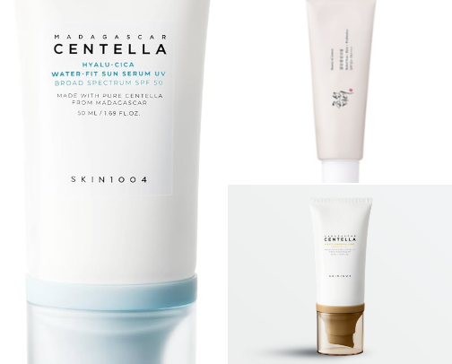 Best Lightweight Sunscreens for Oily & Acne-Prone Skin (No White Cast) 😻 cover photo collage