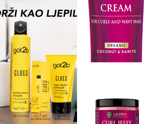 Hair and body routine cover photo collage