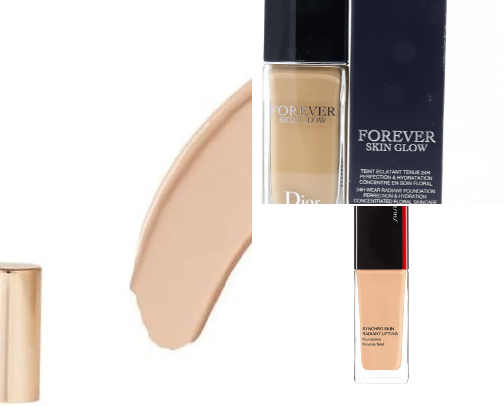 Dry skin makeup cover photo collage