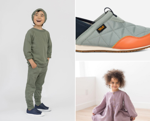 Sustainable Kid’s Fashion cover photo collage