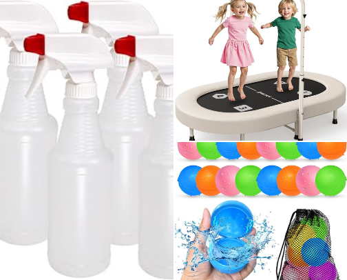 summer toy ideas to keep the kids busy! cover photo collage