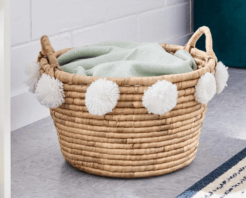 storage baskets cover photo collage