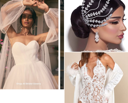 Bridal things 💍 cover photo collage