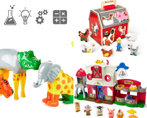 Baby and Toddler Approved Toys cover photo collage