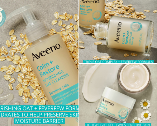 Skincare for dry sensitive skin cover photo collage