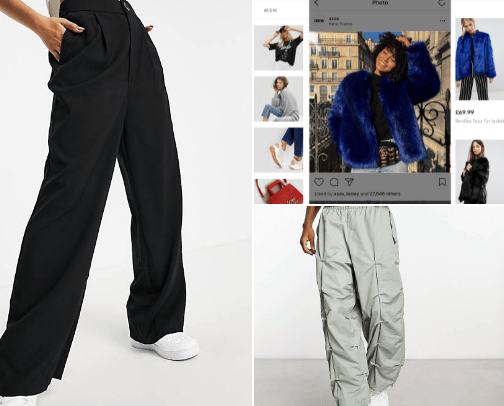Asos cover photo collage