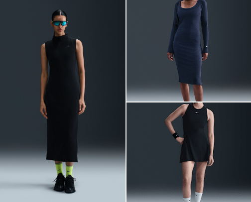 Dive in my Nike  tank dresses cover photo collage