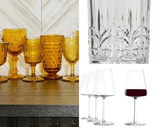 Stunning Glassware cover photo collage