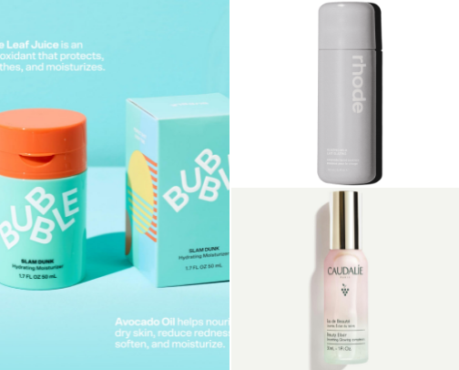 my skincare favourites for january cover photo collage
